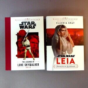 Star Wars Leia Princess of Alderaan & The Legends of Luke Skywalker, Lot 2 Books